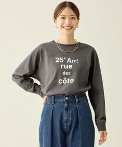 ANY / エニィ カットソー | フットボールロングスリーブＴシャツ