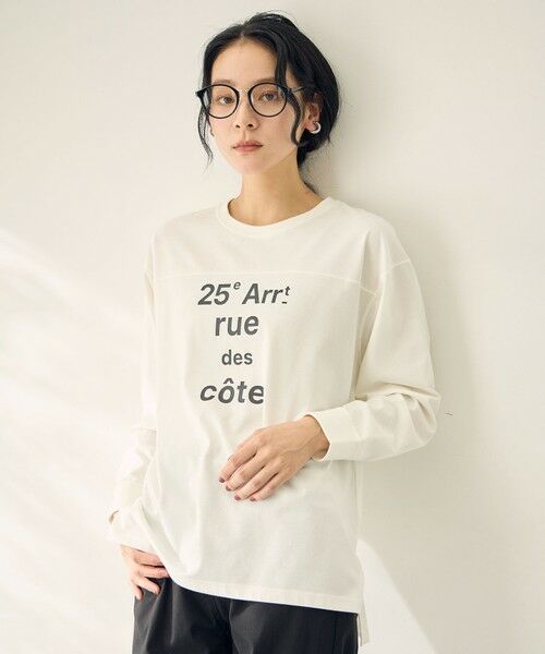 ANY / エニィ カットソー | フットボールロングスリーブＴシャツ | 詳細1