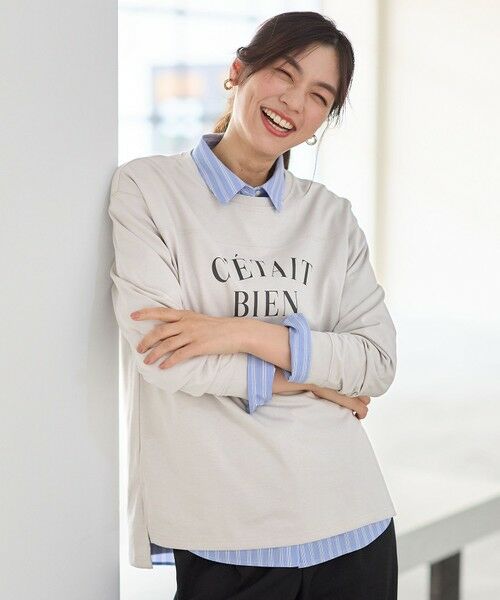 ANY / エニィ カットソー | フットボールロングスリーブＴシャツ | 詳細9