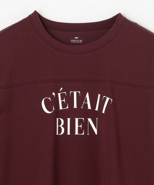 ANY / エニィ カットソー | フットボールロングスリーブＴシャツ | 詳細19