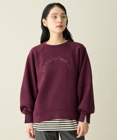 ANY / エニィ スウェット | ロゴ刺繍ダンボールトレーナー