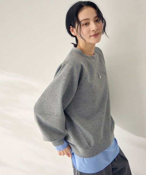 ANY / エニィ スウェット | ロゴ刺繍ダンボールトレーナー | 詳細1