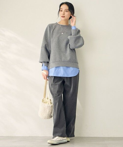 ANY / エニィ スウェット | ロゴ刺繍ダンボールトレーナー | 詳細3