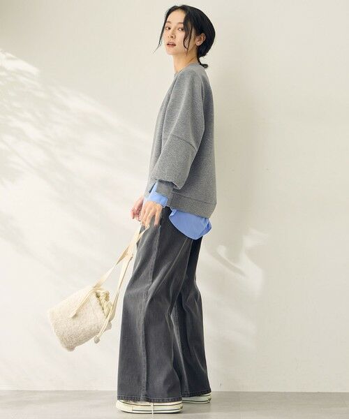 ANY / エニィ スウェット | ロゴ刺繍ダンボールトレーナー | 詳細4