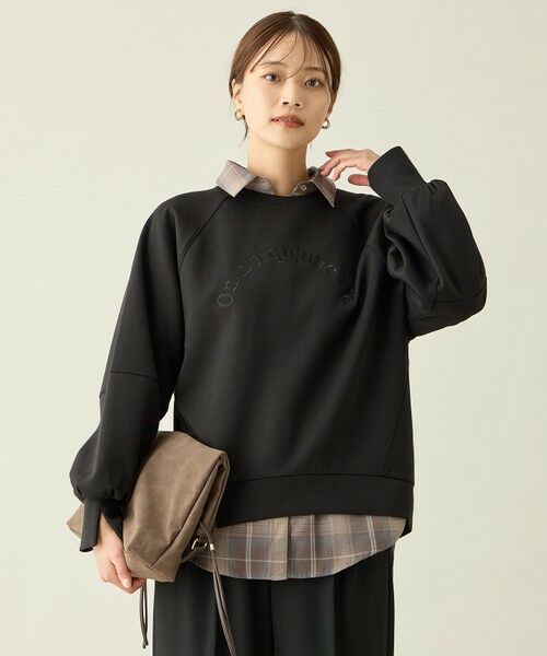 ANY / エニィ スウェット | ロゴ刺繍ダンボールトレーナー | 詳細18