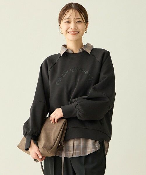 ANY / エニィ スウェット | ロゴ刺繍ダンボールトレーナー | 詳細19