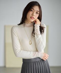 ANY / エニィ カットソー | 【新色追加】シアーコンビタートル