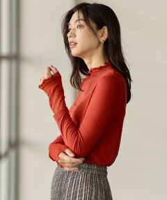 ANY / エニィ カットソー | 【新色追加】シアーコンビタートル