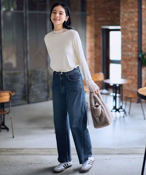 ANY / エニィ カットソー | 【新色追加】シアーコンビタートル | 詳細2