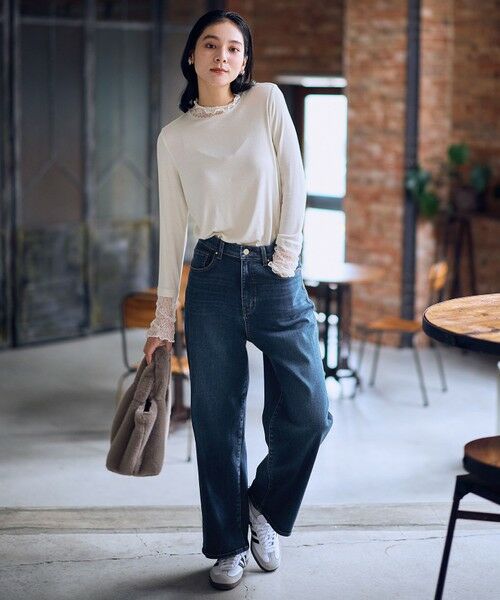 ANY / エニィ カットソー | 【新色追加】シアーコンビタートル | 詳細4
