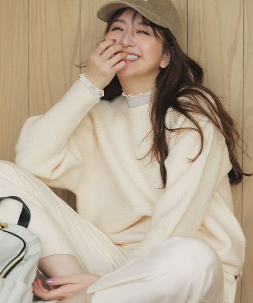 ANY / エニィ カットソー | 【新色追加】シアーコンビタートル | 詳細1