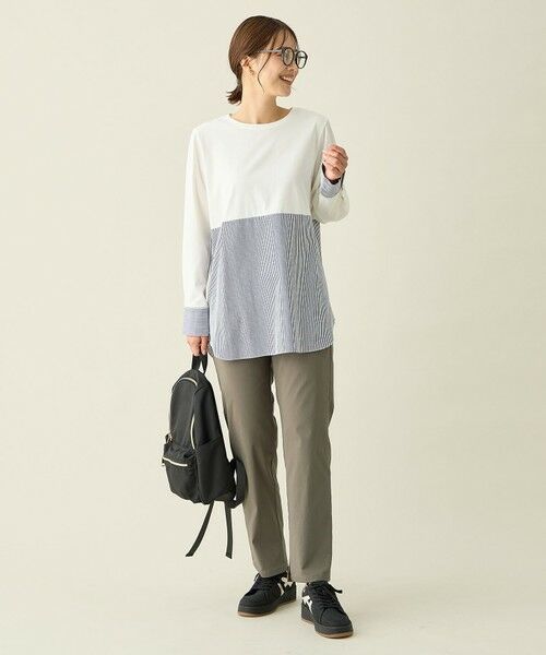 ANY / エニィ カットソー | シャツコンビレイヤードインナー | 詳細12