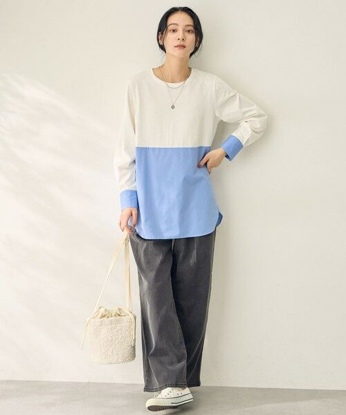 ANY / エニィ カットソー | シャツコンビレイヤードインナー | 詳細28