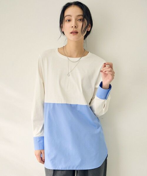 ANY / エニィ カットソー | シャツコンビレイヤードインナー | 詳細25