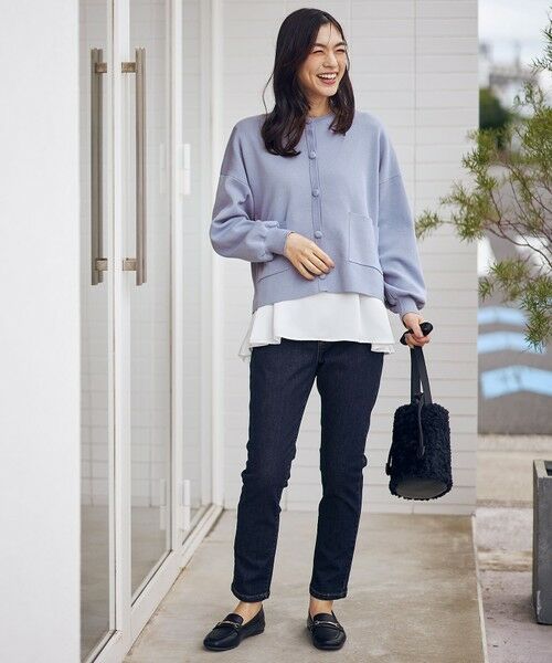 ANY / エニィ カットソー | 【WEB限定】サテンコンビペプラムカットソー | 詳細8