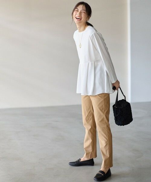 ANY / エニィ カットソー | 【WEB限定】サテンコンビペプラムカットソー | 詳細11