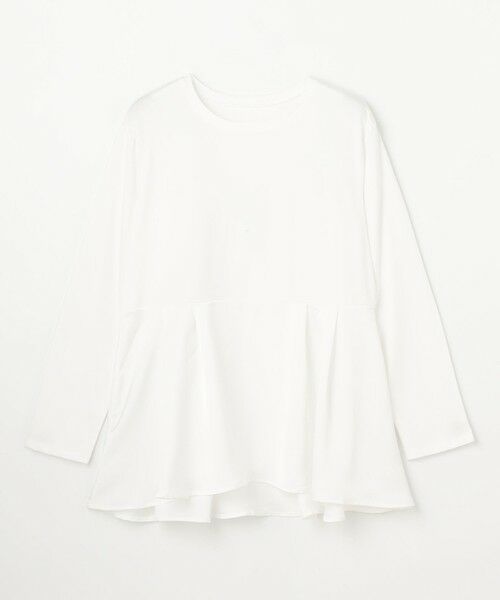 ANY / エニィ カットソー | 【WEB限定】サテンコンビペプラムカットソー | 詳細17