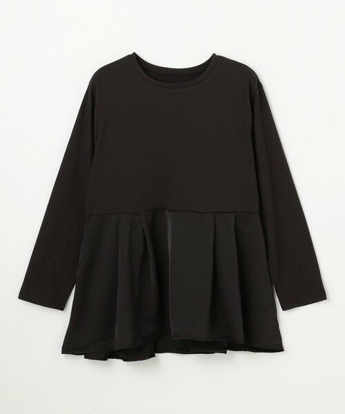 ANY / エニィ カットソー | 【WEB限定】サテンコンビペプラムカットソー | 詳細25