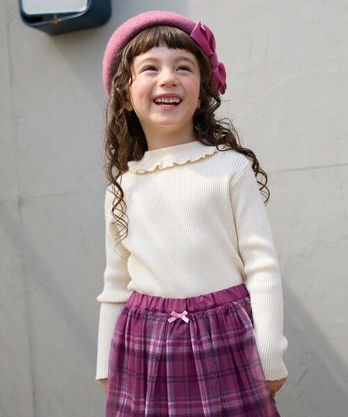 ANY/エニィ しあわせタッチニット エクリュ 140