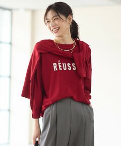 ANY / エニィ ニット・セーター | インターシャロゴニットプルオーバー