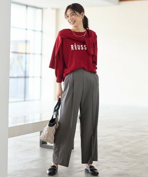 ANY / エニィ ニット・セーター | インターシャロゴニットプルオーバー | 詳細11