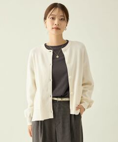 ANY / エニィ カーディガン・ボレロ | スウェットライクニットカーディガン