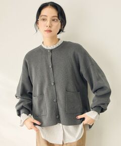 ANY / エニィ カーディガン・ボレロ | スウェットライクニットカーディガン