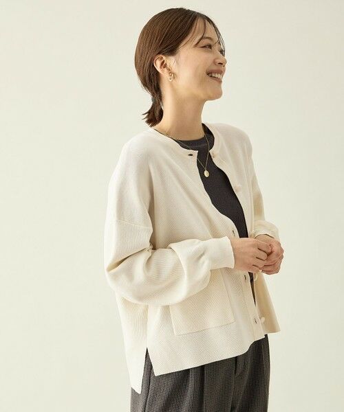 ANY / エニィ カーディガン・ボレロ | スウェットライクニットカーディガン | 詳細1