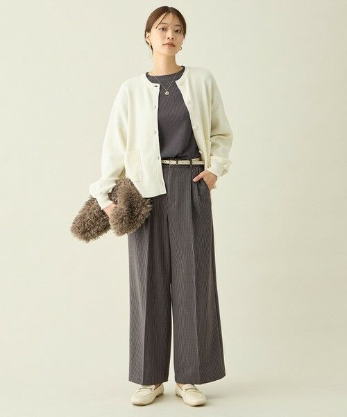 ANY / エニィ カーディガン・ボレロ | スウェットライクニットカーディガン | 詳細2
