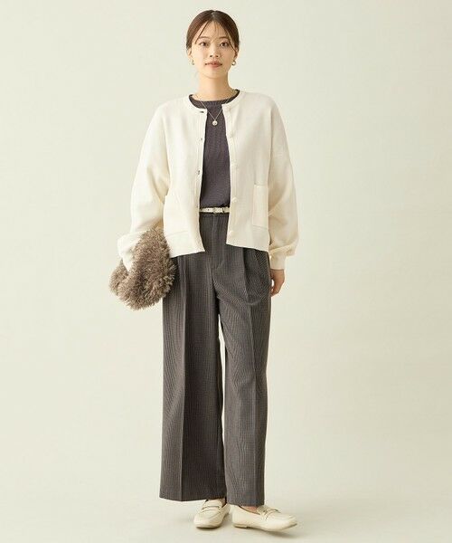 ANY / エニィ カーディガン・ボレロ | スウェットライクニットカーディガン | 詳細3