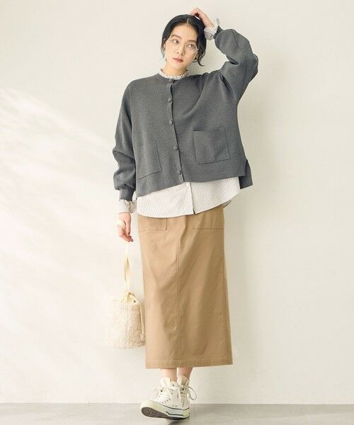 ANY / エニィ カーディガン・ボレロ | スウェットライクニットカーディガン | 詳細10