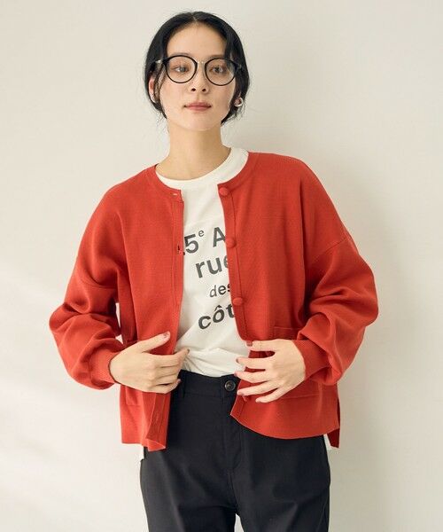 ANY / エニィ カーディガン・ボレロ | スウェットライクニットカーディガン | 詳細17