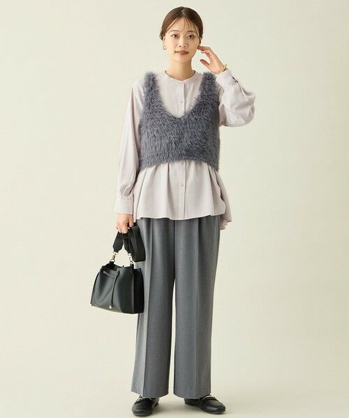 ANY / エニィ ベスト | ロングシャギーニットベスト | 詳細4