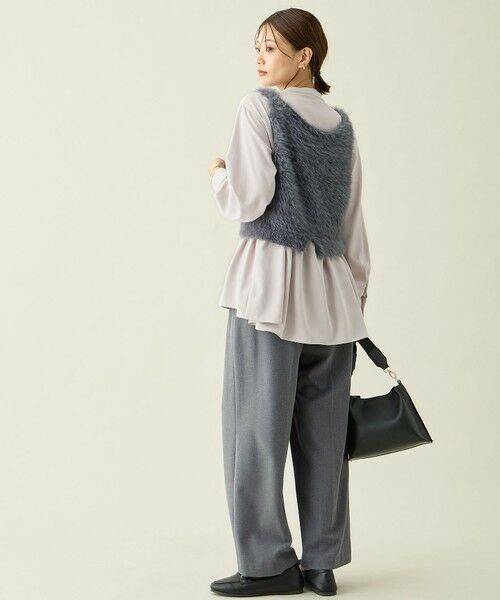 ANY / エニィ ベスト | ロングシャギーニットベスト | 詳細5