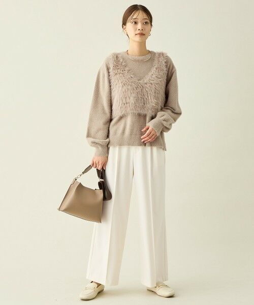 ANY / エニィ ベスト | ロングシャギーニットベスト | 詳細12