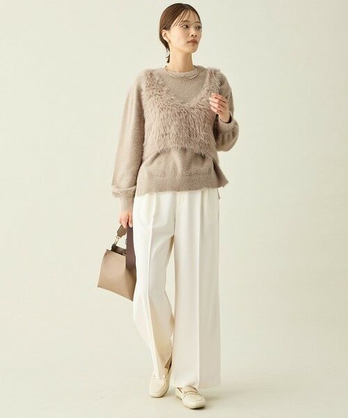 ANY / エニィ ベスト | ロングシャギーニットベスト | 詳細13