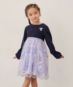 ANY / エニィ ロング・マキシ丈ワンピース | バレエ刺繍チュールワンピース