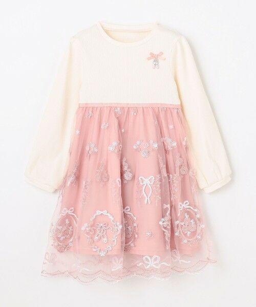 ANY / エニィ ロング・マキシ丈ワンピース | バレエ刺繍チュールワンピース | 詳細16