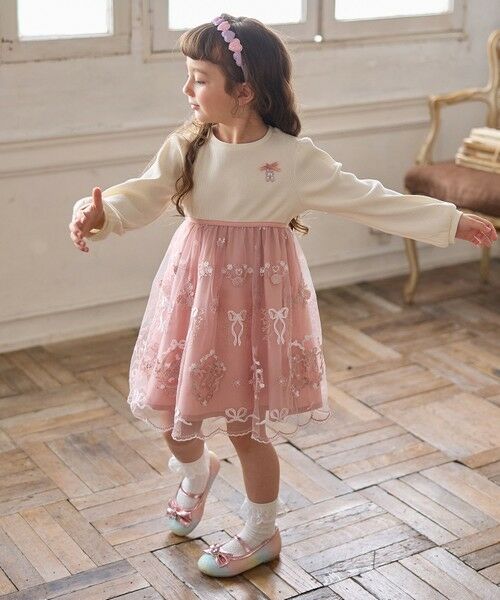 ANY / エニィ ロング・マキシ丈ワンピース | バレエ刺繍チュールワンピース | 詳細3