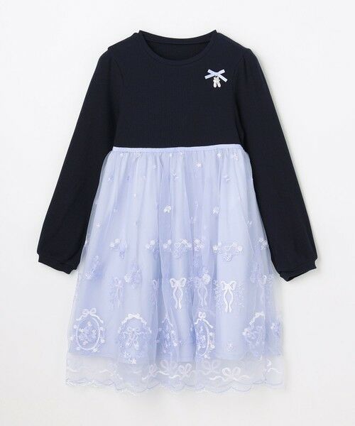 ANY / エニィ ロング・マキシ丈ワンピース | バレエ刺繍チュールワンピース | 詳細27