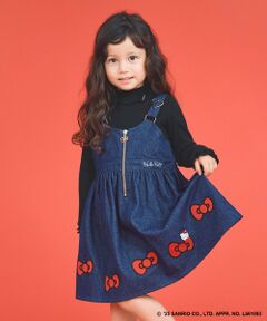 ANY / エニィ ロング・マキシ丈スカート | 【ハローキティ×ANY KIDS】デニムジャンパースカート