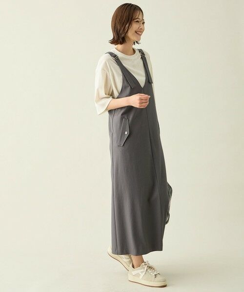 ANY / エニィ ロング・マキシ丈スカート | イージーケアジャンパースカート | 詳細1
