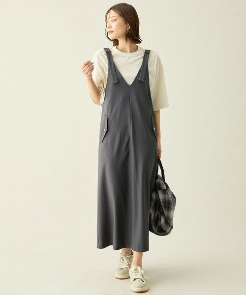 ANY / エニィ ロング・マキシ丈スカート | イージーケアジャンパースカート | 詳細2