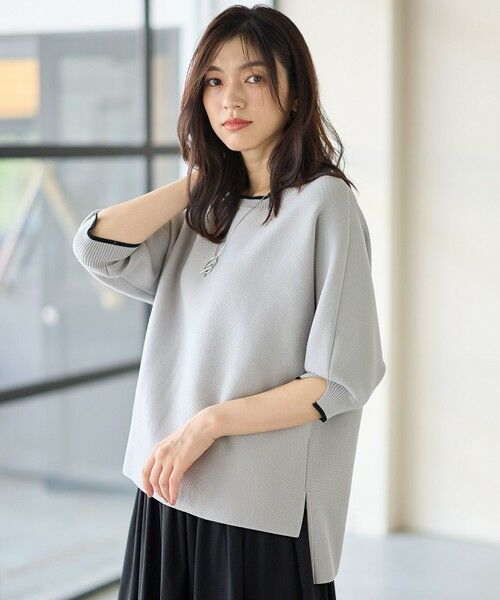 ANY / エニィ セットアップ | 【2SET】バイカラーニット×布帛スカートセット | 詳細2