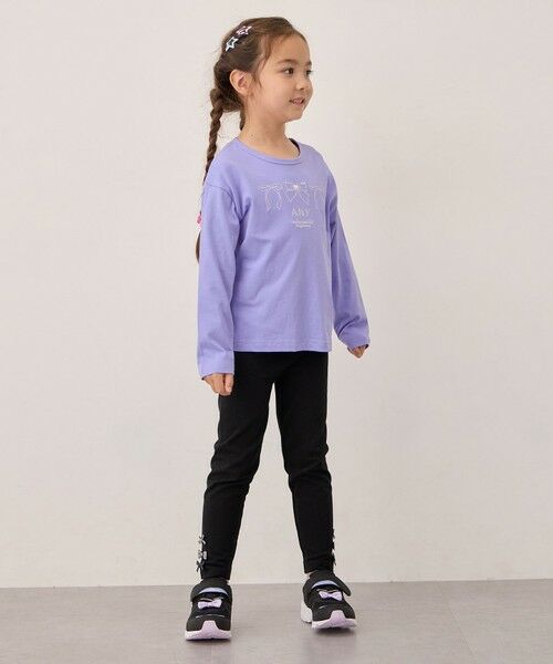 ANY / エニィ レギンス・スパッツ | 裾リボン 無地レギンス | 詳細4