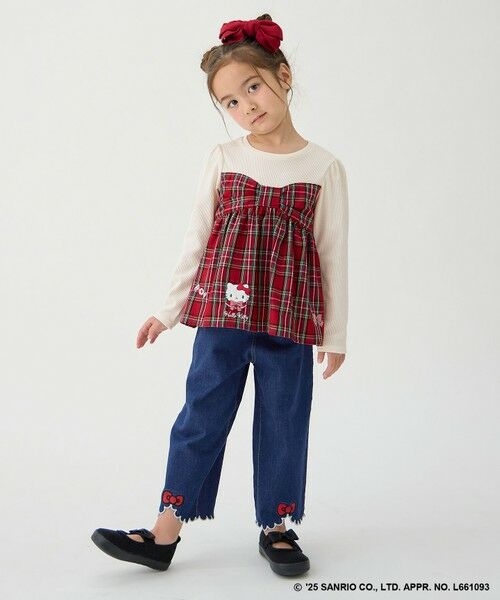 ANY / エニィ その他パンツ | 【ハローキティ×ANY KIDS】デニムワイドパンツ | 詳細1