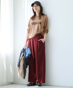 ANY / エニィ その他パンツ | 【6サイズ展開/ウエストゴム】イージーワイドパンツ