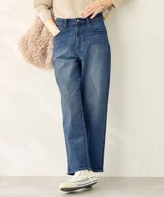 ANY / エニィ デニムパンツ | 【ウエストゴム】ストレートワイドデニム