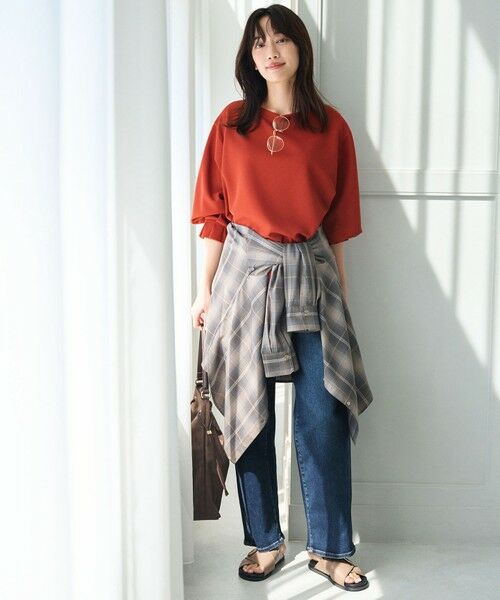 ANY / エニィ デニムパンツ | 【ウエストゴム】ストレートワイドデニム | 詳細9