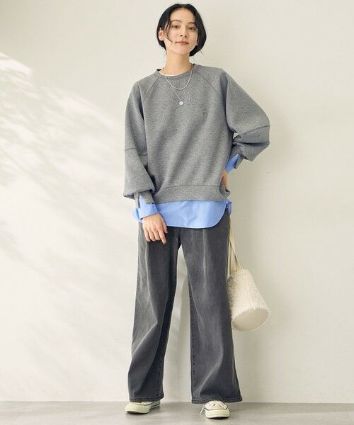 ANY / エニィ デニムパンツ | 【ウエストゴム】タックワイドデニム | 詳細2